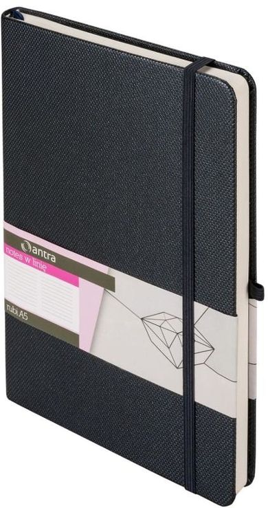 Antra, notes, A5, linia, szary, 1 szt.