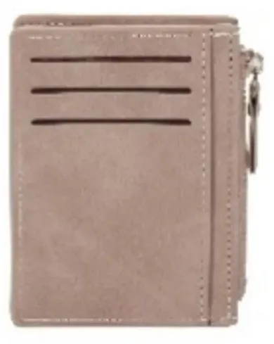 Antra, portfel na karty z suwakiem, szary