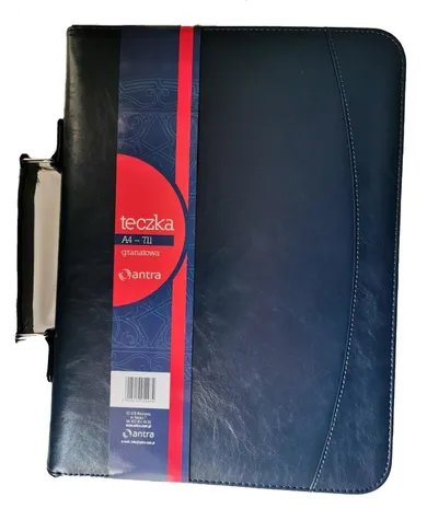 Antra, teczka A4, granatowa, 1 szt.