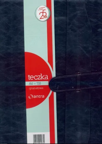 Antra, teczka A4, granatowa, 1 szt.