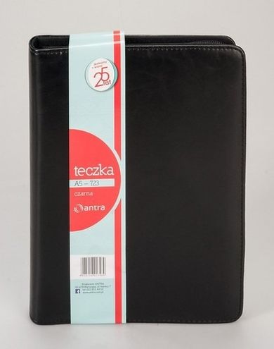 Antra, teczka z kalkulatorem A5, czarna, 1 szt.