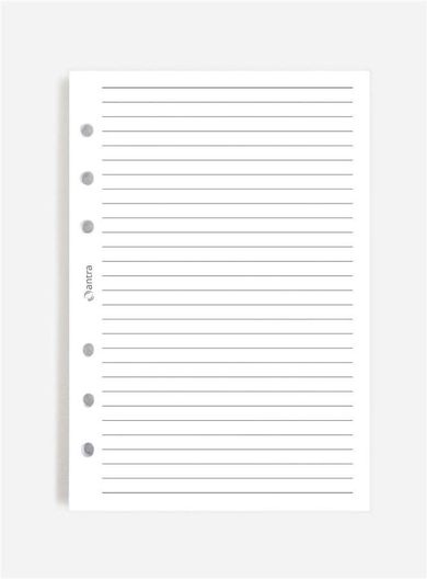 Antra, wkład do organizera A5, linia biała