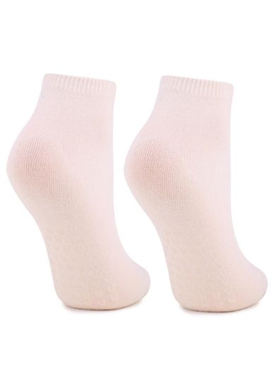 Antypoślizgowe skarpetki damskie, beżowe, Marilyn