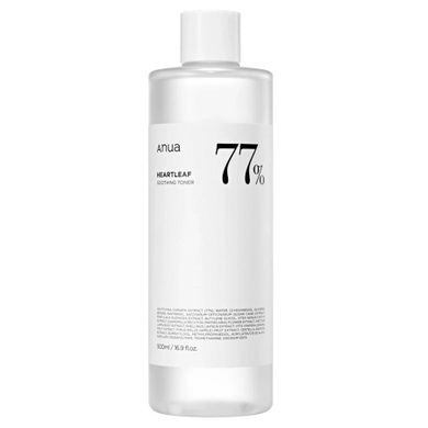 Anua, Heartleaf 77% Soothing Toner, łagodzący tonik do twarzy, 500 ml