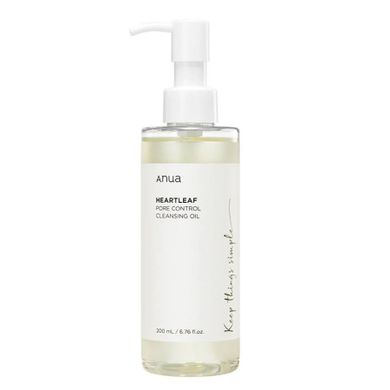 Anua, Heartleaf Pore Control Cleansing Oil, olejek do oczyszczania twarzy, 200 ml