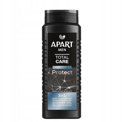Apart Natural, Men, żel pod prysznic Total Care, Protect, 500 ml