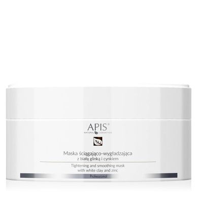 APIS, Acne-Stop, maska ściągająco-wygładzająca z białą glinką i cynkiem, 200 ml