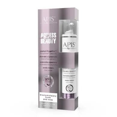 Apis, Ageless Beauty with Progeline, biostymulujący krem pod oczy z progeliną, 10 ml