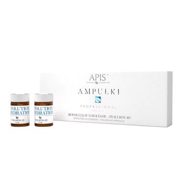 Apis, ampułki, rewolucja w nawilżaniu, Hyaluron 4D, 5-5 ml