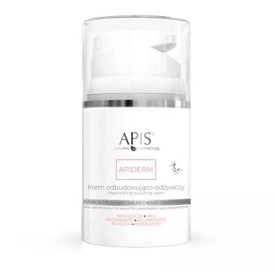 Apis, Apiderm, krem odbudowująco-odżywczy na noc, 50 ml