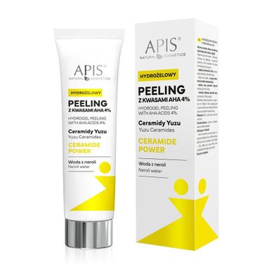 APIS, Ceramide Power, hydrożelowy peeling z kwasami AHA 4%, 100 ml