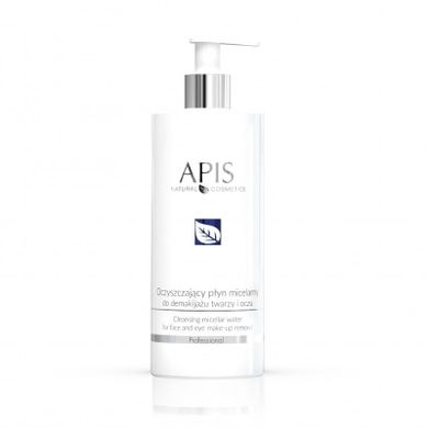 Apis, Cleansing Micellar Water, oczyszczający płyn micelarny do demakijażu twarzy i oczu, 500 ml