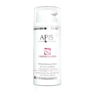 APIS, Couperose-Stop Vitamin Cream, witaminowy krem dla cery wrażliwej z rozszerzonymi naczynkami, 100 ml