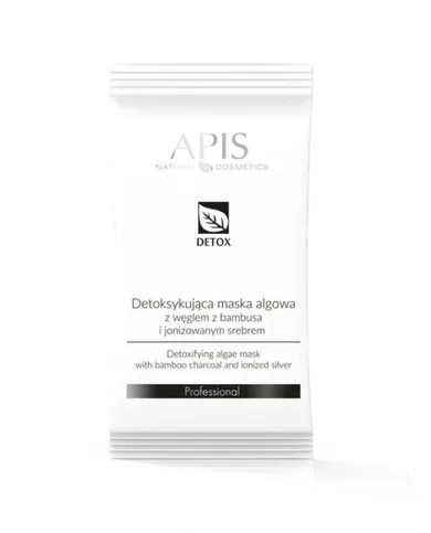 Apis, Detox Algae Mask, detoksykująca maska algowa z węglem z bambusa i jonizowanym srebrem, 20g