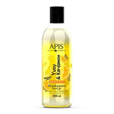 APIS, Harmony Shot, żel pod prysznic, Yuzu i Kardamon, 500 ml