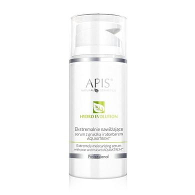 Apis, Hydro Evolution, ekstremalnie nawilżające serum z gruszką i rabarbarem, AQUAXTREM™, 100 ml