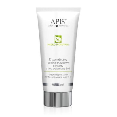 APIS, Hydro Evolution, enzymatyczny peeling gruszkowy do twarzy z lawą wulkaniczną 2w1, 200 ml