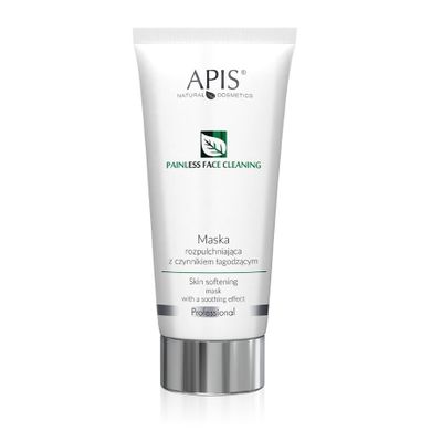 APIS, Painless Face, Cleaning, Skin Softening Mask, maska rozpulchniająca z czynnikiem łagodzącym, 200 ml