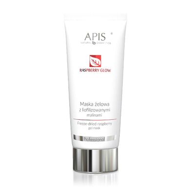 Apis, Raspberry Glow Gel Mask, maska żelowa z liofilozowanymi malinami, 200 ml