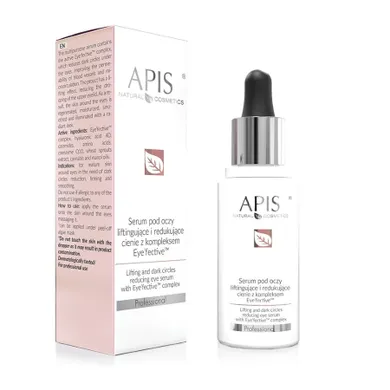 Apis, serum pod oczy liftingujące i redukujące cienie z kompleksem Eye'fective, 30 ml