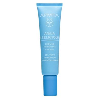 Apivita, Aqua Beelicious Cooling Hydrating Eye Gel, odświeżający i nawilżający żel-roll pod oczy, 15 ml