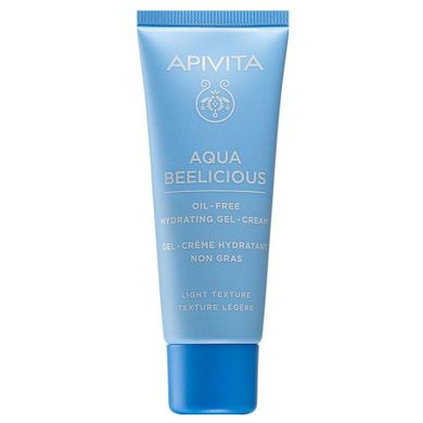 Apivita, Aqua Beelicious Oil-Free Hydrating Gel-Cream, nawilżający lekki krem-żel do cery mieszanej i tłustej, 40 ml