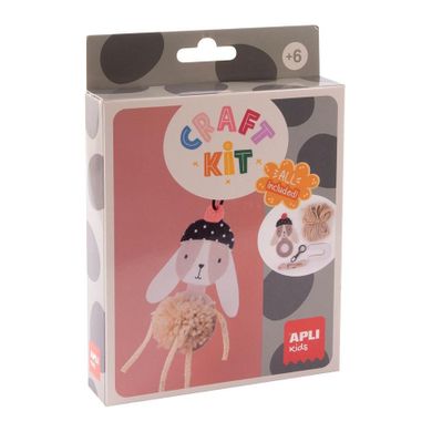 Apli Kids, Craft Kit, zestaw do robienia breloczków, Króliczek