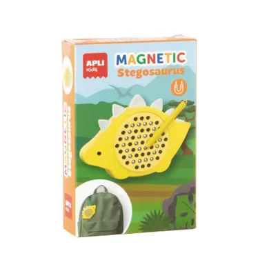 Apli Kids, Dinozaur Stegosaurus, mała magnetyczna tablica, zawieszka
