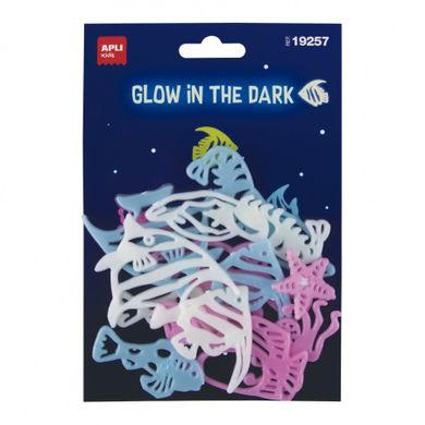 Apli Kids, fluorescencyjne naklejki, ryby