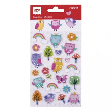 Apli Kids, naklejki, sowy