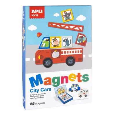 Apli Kids, Pojazdy, magnetyczna układanka