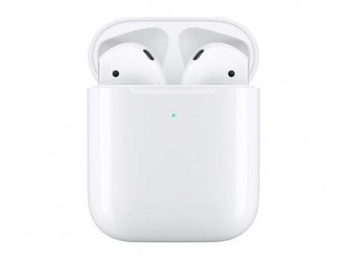 Apple, słuchawki AirPods 2, MRXJ2ZM/A, biały