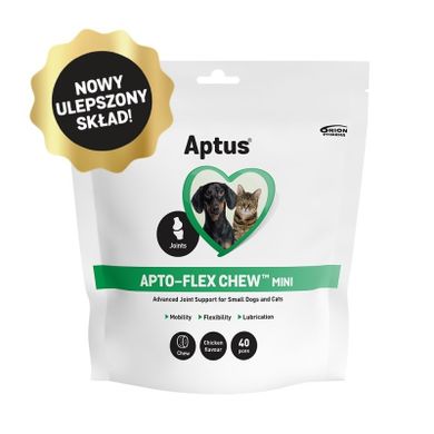 Aptus, Apto-Flex Chew Mini, wsparcie stawów dla psa i kota, 40 szt.