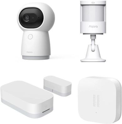 Aqara, pakiet bezpieczeństwa dla domu, zestaw Smart Home, zawiera CH-H03, MS-S02, DW-S03D, DJT11LM