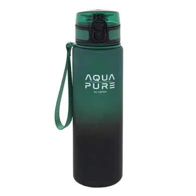 Aqua Pure, bidon, green/black, 600 ml