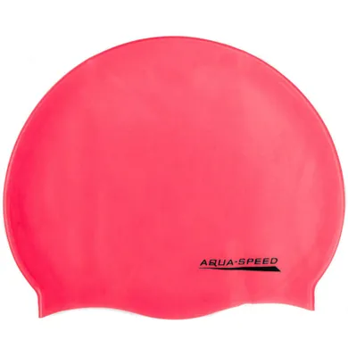 Aqua-Speed, czepek silikonowy, Mono, rozmiar senior, różowy