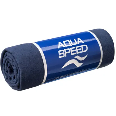 Aqua Speed, Dry Soft, ręcznik kąpielowy z mikrofibry, granatowy, 50-100 cm