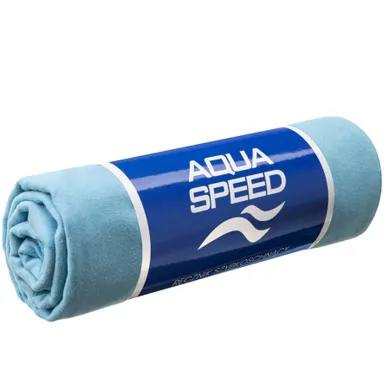 Aqua Speed, Dry Soft, ręcznik kąpielowy z mikrofibry, niebieski, 50-100 cm