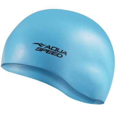 Aqua Speed, Mono, silikonowy czepek pływacki, rozmiar senior, niebieski