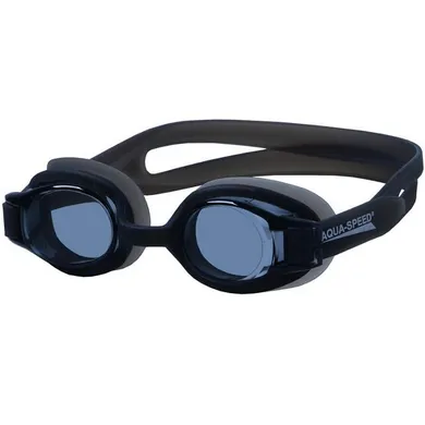 Aqua-Speed, okulary pływackie, Atos Jr, rozmiar junior, czarny