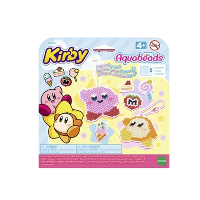 Aquabeads, Kirby, zestaw koralików wodnych do tworzenia breloczków, 36164