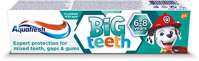 Aquafresh, Big Teeth, Psi Patrol, pasta do zębów, 6-8 lat, 50 ml