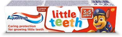 Aquafresh, Little Teeth, Psi Patrol, pasta do zębów, 3-5 lat, 50 ml