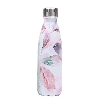 Arctherm, butelka termiczna, kwiaty, różowe listki, 500 ml