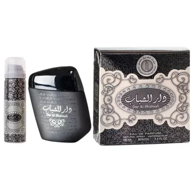 Ard al Zaafaran, Dar Al Shabaab, zestaw, woda perfumowana, spray, 100 ml + dezodorant spray, 50 ml