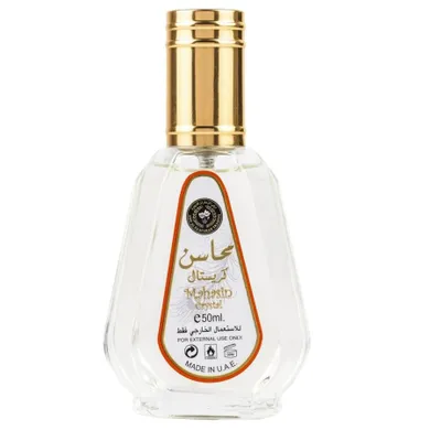 Ard al Zaafaran, Mahasin Crystal, woda perfumowana, spray, 50 ml