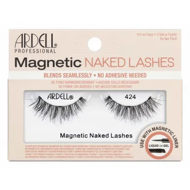 Ardell, Magnetic Naked Lashes, magnetyczne sztuczne rzęsy, 424 Black