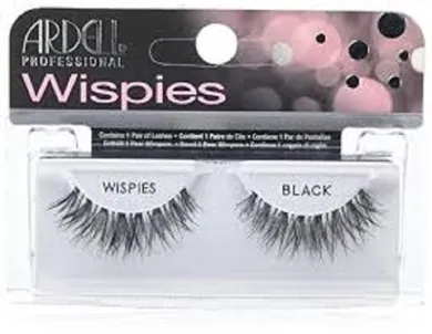 Ardell, Natural Wispies, 1 para sztucznych rzęs, Black