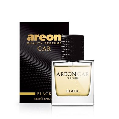 Areon, Car Perfume Glass, perfumy do samochodu, Black, 50 ml