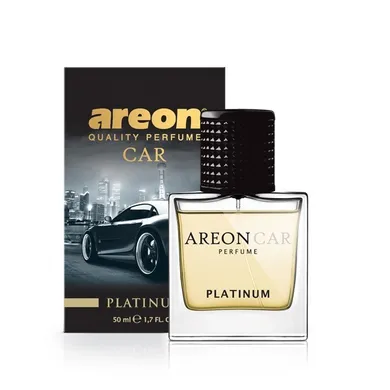 Areon, Car Perfume Glass, perfumy do samochodu, Platinum, 50 ml